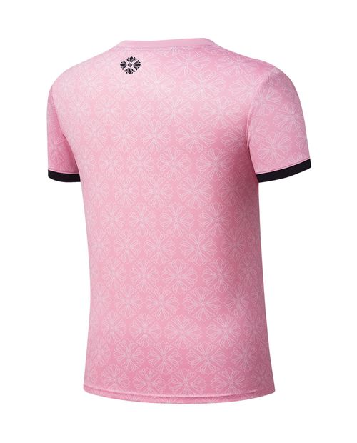 Camiseta prematch Selecta rosada estampada 2025-26 para hombre