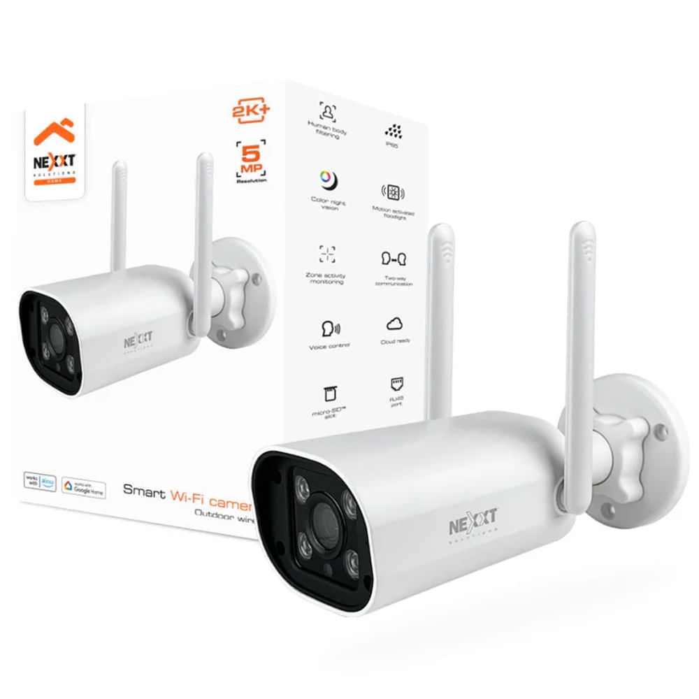 【eiu】 Cámara inteligente Wi-Fi para exteriores Nexxt Solutions Home