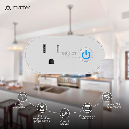 Enchufe inteligente Wi-Fi Nexxt
