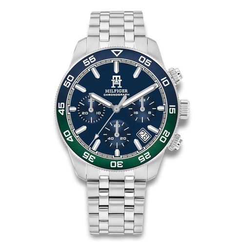 Reloj Tommy Hilfiger análogo/cronográfo de metálico para hombre