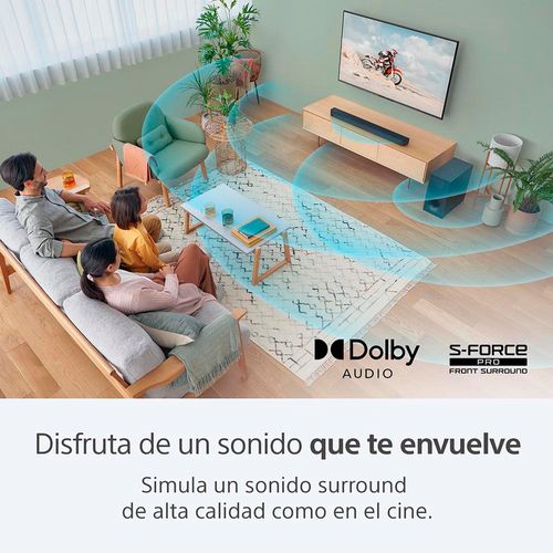 Barra de sonido Sony HT-S400 de 2.1 canales con Subwoofer Inalámbrico y Bluetooth