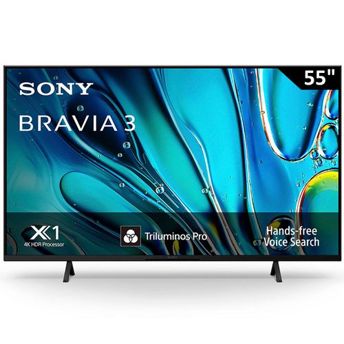 Pantalla Sony BRAVIA 3 LED 55" K-55S30 Smart 4K/Ultra HD Google TV // K-55S30 LA8