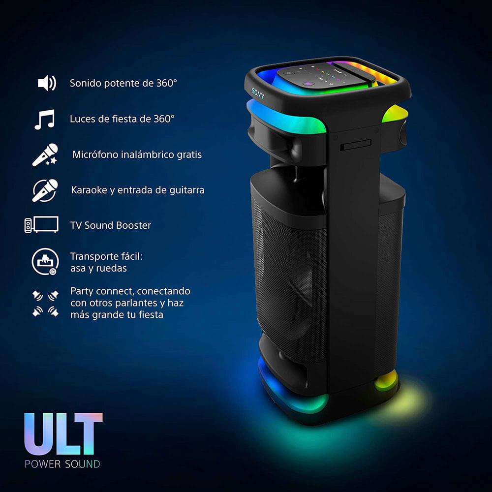 Altavoz Bluetooth Sony ULT Tower 10 SRS-ULT1000 Para Fiestas - Siman ...