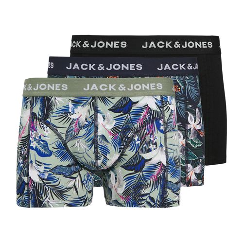 Pack de 3 boxers trunk Jack and Jones multicolor para hombre