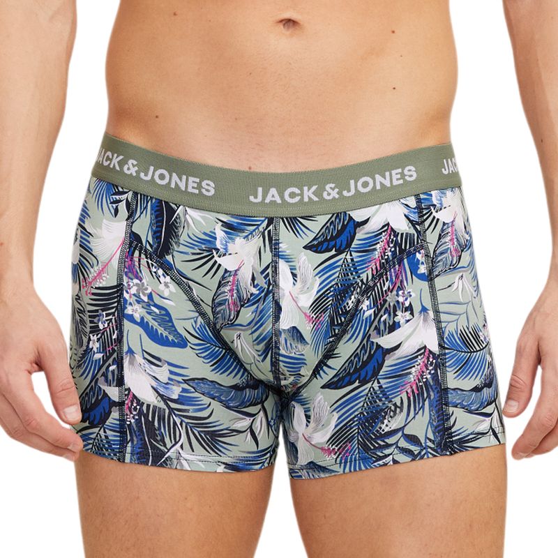 Pack de boxers trunk Jack and Jones multicolor para hombre