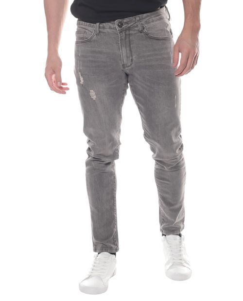 Jeans skinny Orange gris denim para hombre