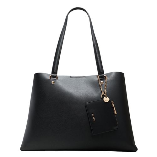 Cartera satchel Aldo color negro para mujer