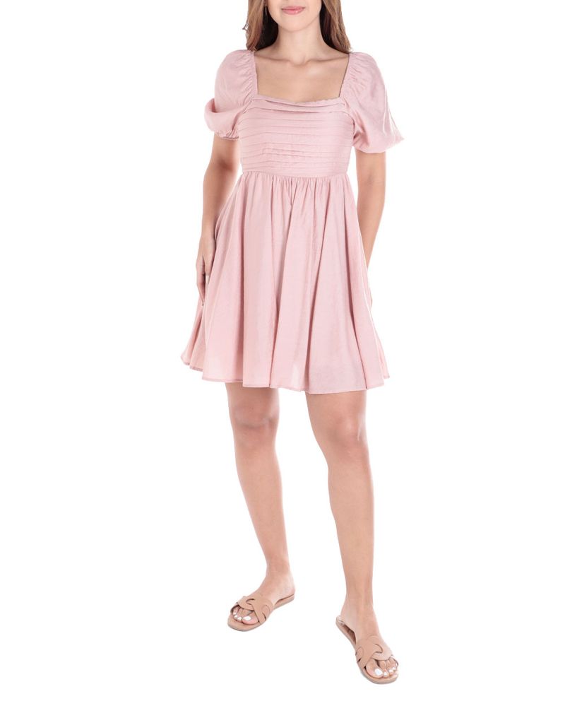104829738-Vestido-Mine-casual-manga-corta-para-mujer
