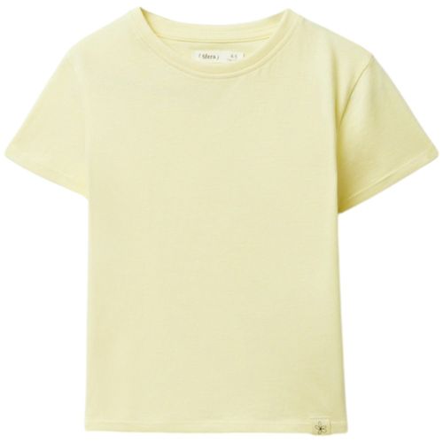 Blusa amarilla sólido para niña
