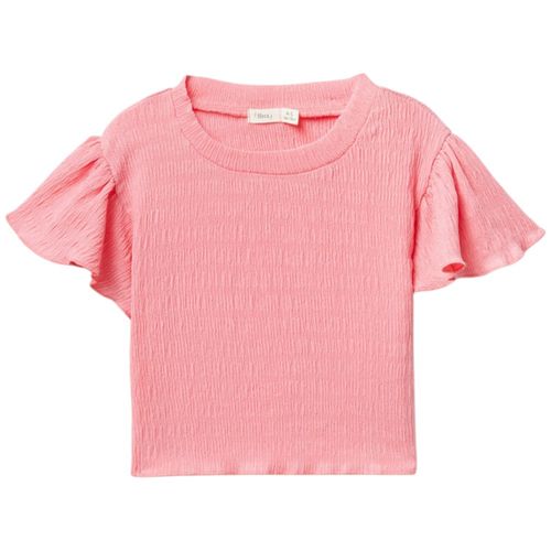 Blusa rosada sólido para niña