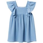 Vestido-azul-solido-para-niña-104872171