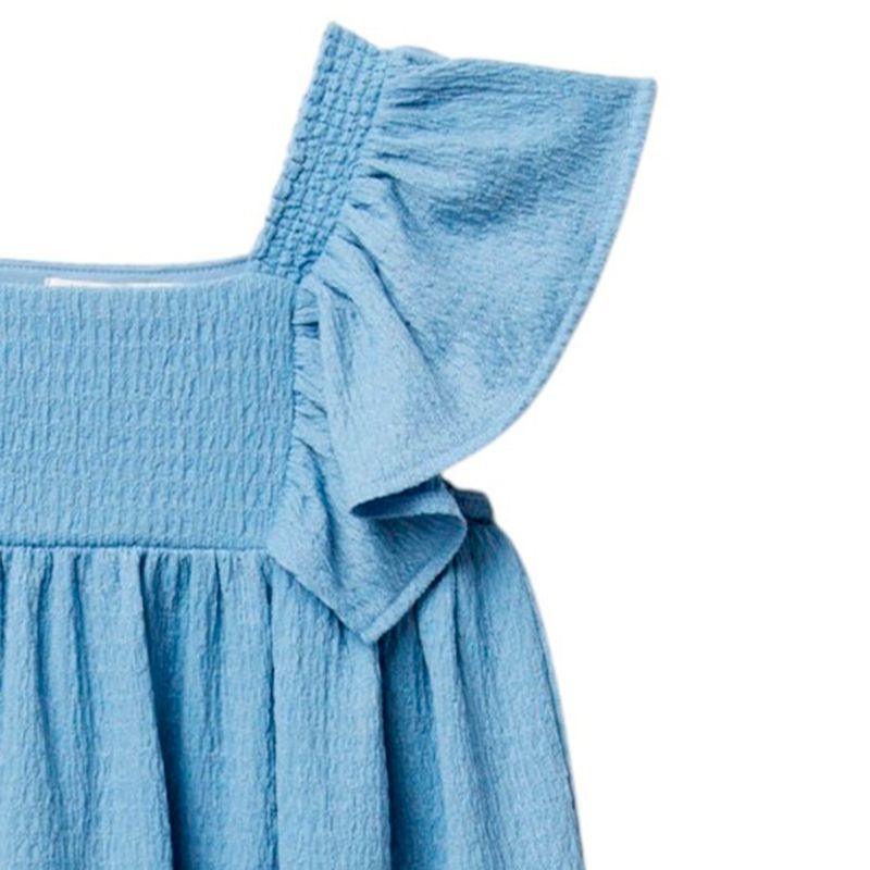 Vestido-azul-solido-para-niña-104872171