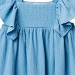 Vestido-azul-solido-para-niña-104872171