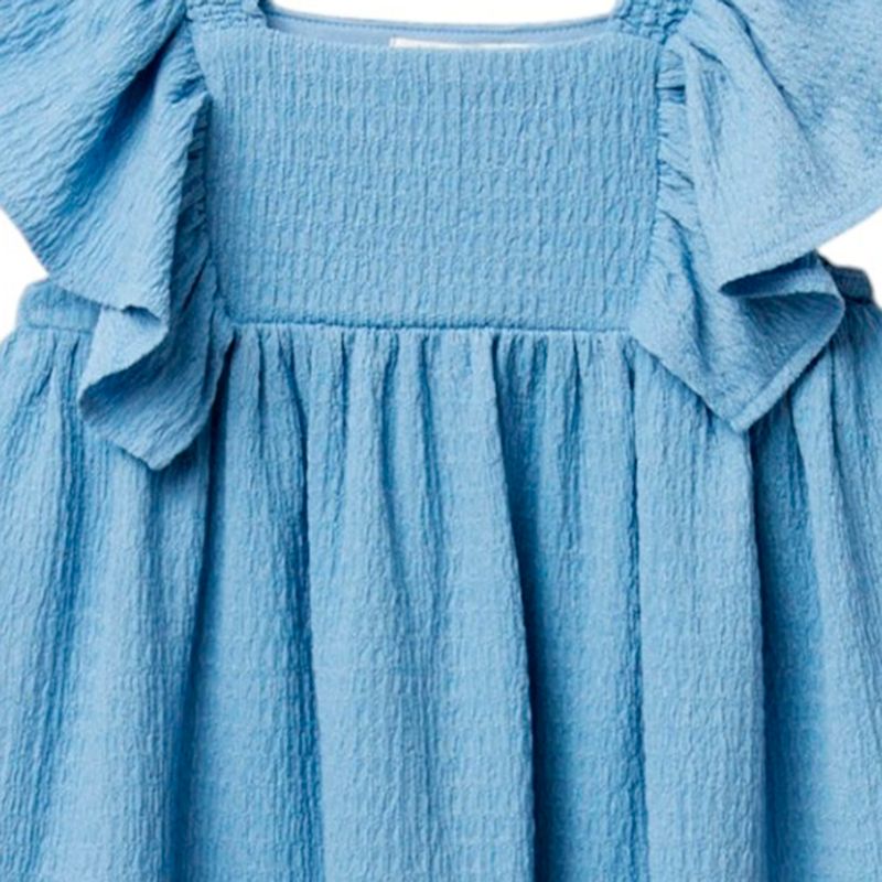 Vestido-azul-solido-para-niña-104872173