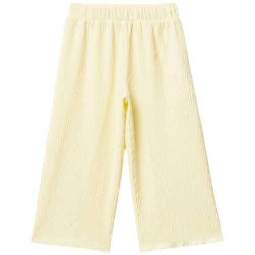 Pantalón amarillo sólido para niña