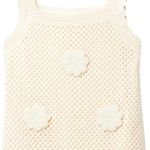 Vestido-beige-con-crochet-para-niña-104872246