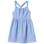 Vestido-azul-solido-para-niña-104872262