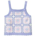 Blusa-multicolor-con-crochet-para-niña-104872312