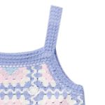 Blusa-multicolor-con-crochet-para-niña-104872312