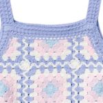 Blusa-multicolor-con-crochet-para-niña-104872312