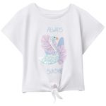 Blusa-blanca-con-estampado-para-niña-104872353