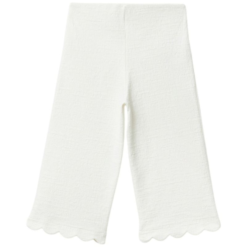 Pantalon-blanco-solido-para-niña-104872364