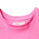 Blusa-rosada-con-acanalado-para-niña-104872402
