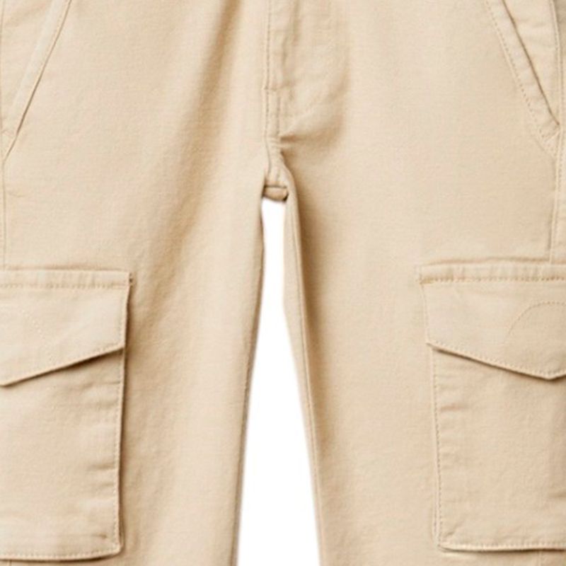 Pantalon-beige-solido-para-niño-104874717