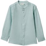 Camisa-verde-solido-para-niño-104874753