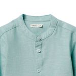 Camisa-verde-solido-para-niño-104874753