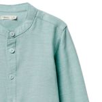 Camisa-verde-solido-para-niño-104874753