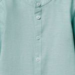 Camisa-verde-solido-para-niño-104874753