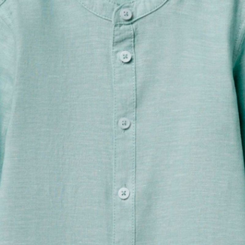 Camisa-verde-solido-para-niño-104874753