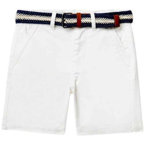 Short blanco sólido para niño