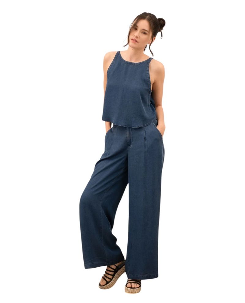 104869260-Blusa-Mine-casual-azul-de-tirantes-para-mujer