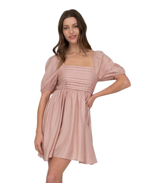 Vestido Mine casual mangas 3/4 para mujer