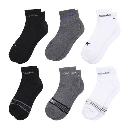Pack de 6 pares de calcetines Calvin Klein multicolor para hombre