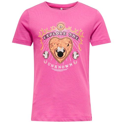 Blusa rosada con estampado de Minnie Mouse para niña