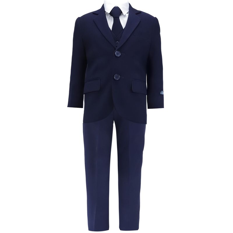 Traje-formal-de-5-piezas-bicolor-solido-para-niño-104701348