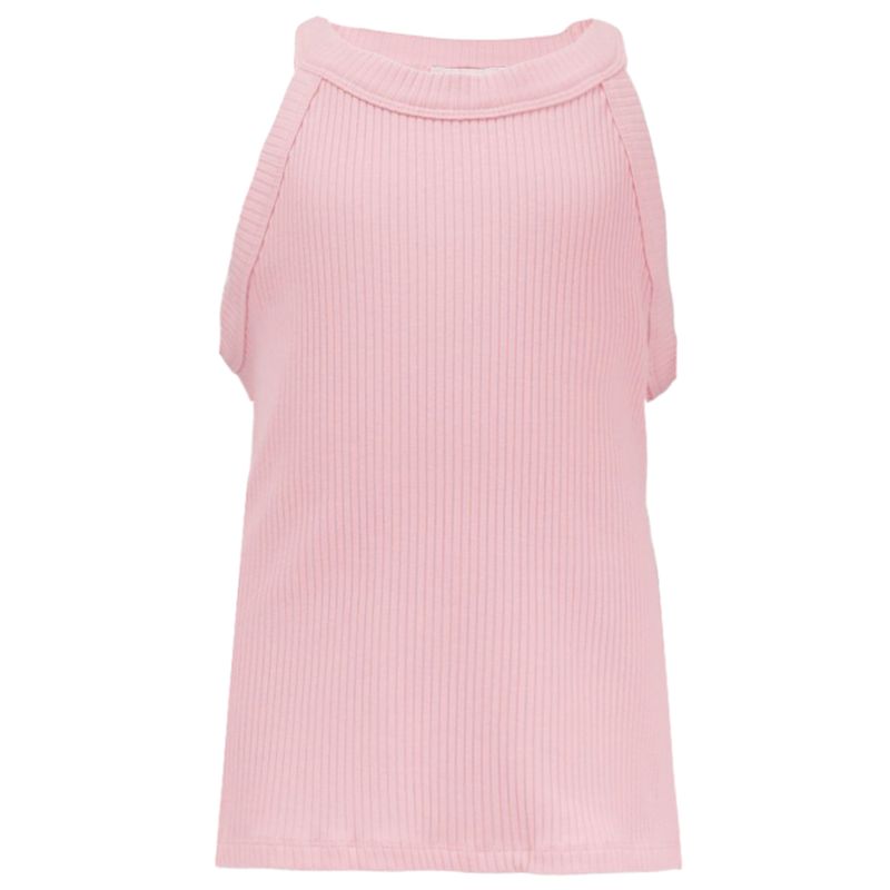 Blusa-rosada-con-acanalado-para-niña-104743540