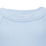 Blusa-celeste-con-acanalado-para-niña-104743548