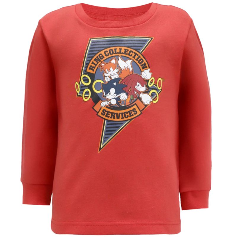 Pijama-de-2-piezas-bicolor-con-estampado-de-Sonic-para-niño-104847490