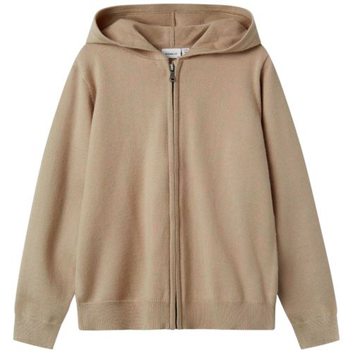 Sudadera café sólido para niño