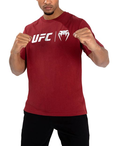 Camiseta deportiva Venum UFC roja para hombre
