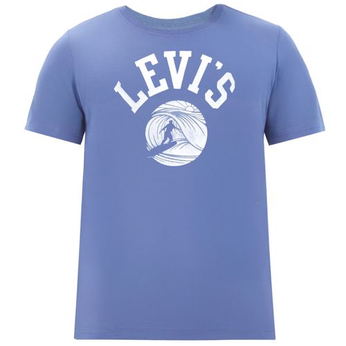 Camiseta celeste con estampado para niño