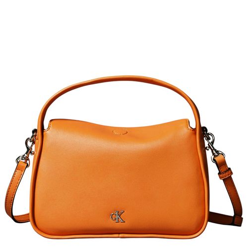 Cartera crossbody Calvin Klein color café para mujer