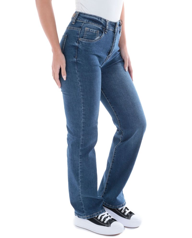 104810444-Jeans-Orange-straight-azul-de-cintura-alta-para-mujer