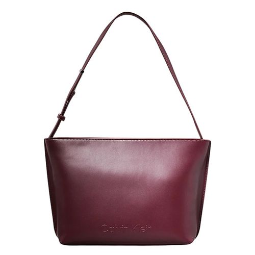 Cartera tote Calvin Klein color vino para mujer