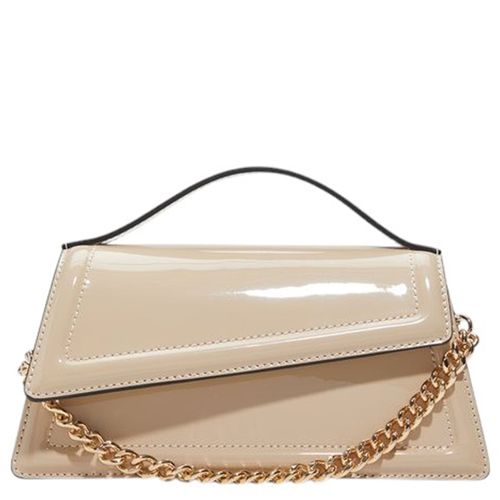 Cartera satchel Aldo color beige para mujer
