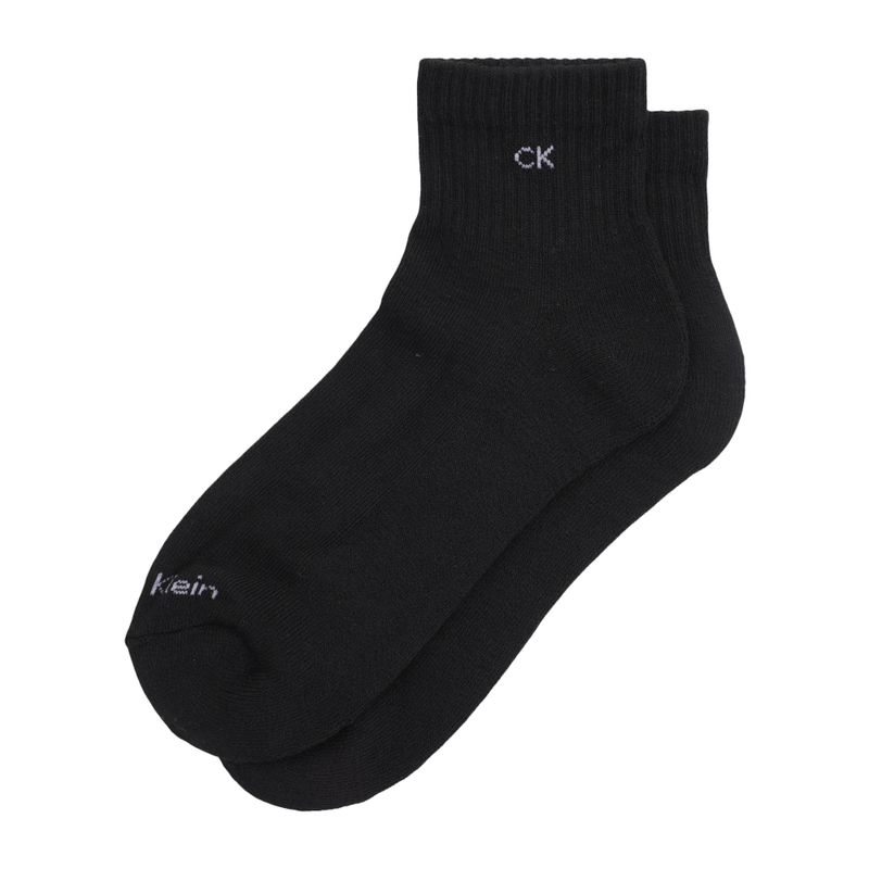 104760910-Pack-de-6-pares-de-calcetines-quarter-Calvin-Klein-negros-texturizados-para-hombre